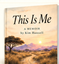 Temporary cover concept for This Is Me by Kim Hansell